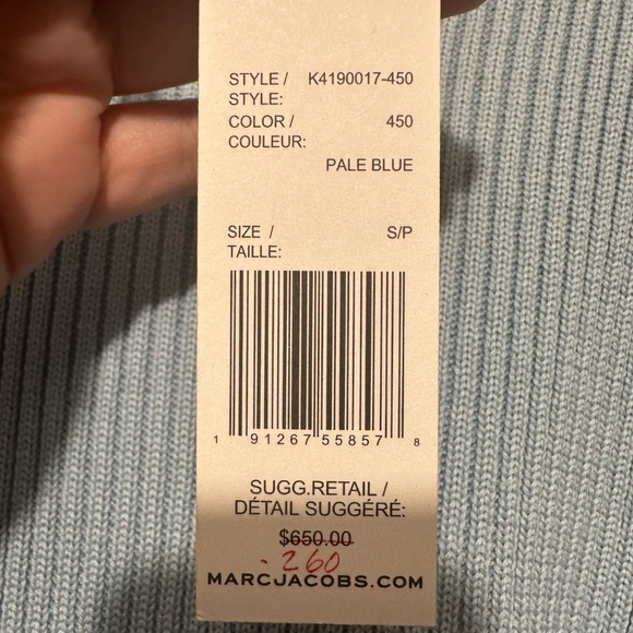 NWT Marc Jacobs Runway Ribbed Knit Bow Sweater - size S - Picture 4 of 7